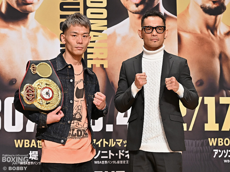 堤聖也とドネアが2度目の対面