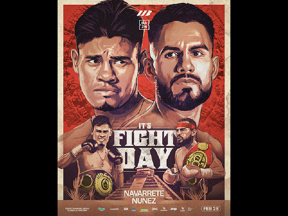 WBO&IBFスーパーフェザー級王座統一戦ナバレッテvsヌニェス