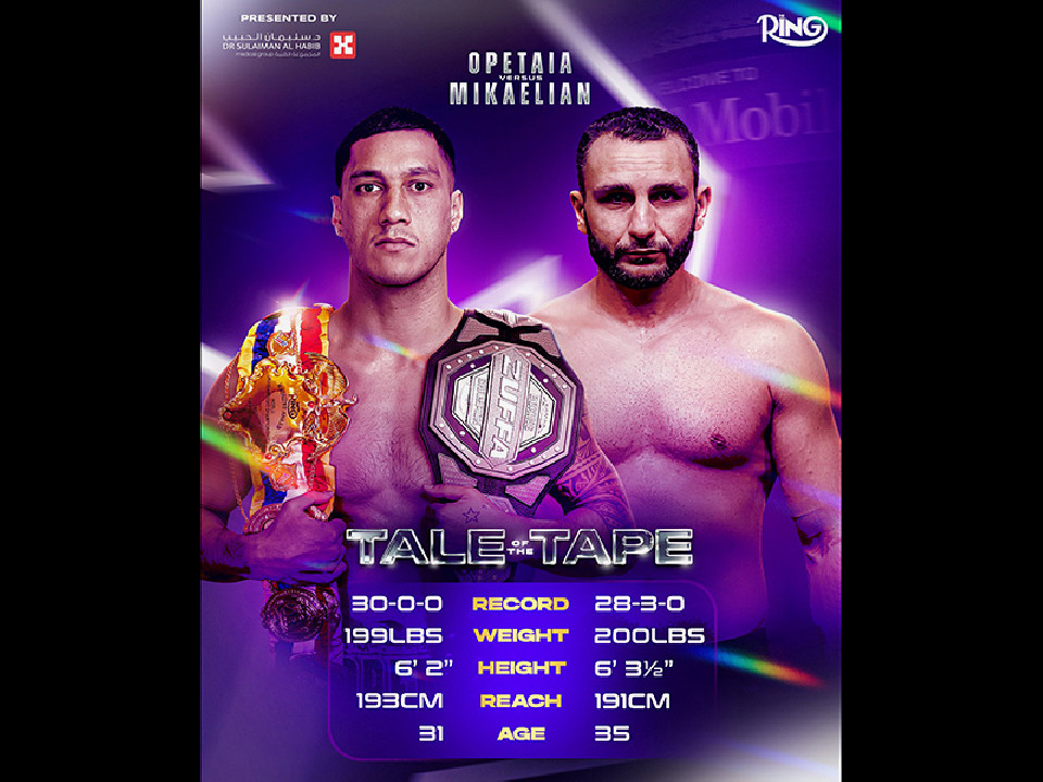 WBA�ً}���F&Zuffa Boxing�N���[�U�[���I�y�^�C�Avs�~�J�G���A��