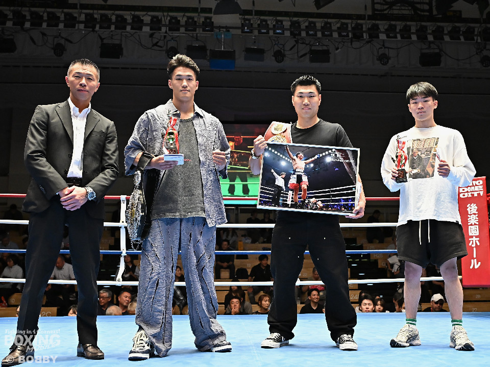 8月度月間賞表彰式! 3選手が世界への決意