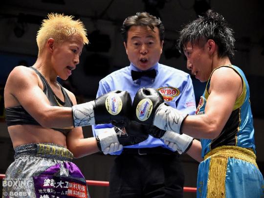 白黒つけたい池山直と花形冴美の壮絶な打ち合い ボクシングモバイル
